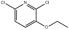 2,6-ジクロロ-3-エトキシピリジン 化学構造式