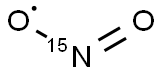 NITROGEN-15N DIOXIDE 化学構造式