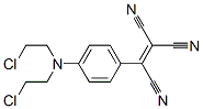 2-[4-[bis(2-chloroethyl)amino]phenyl]ethene-1,1,2-tricarbonitrile|