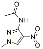 Acetamide,  N-(1-methyl-4-nitro-1H-pyrazol-3-yl)- Struktur