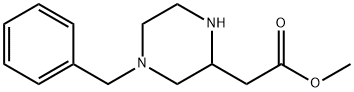 Methyl 2-(4-benzylpiperazin-2-yl)acetate 2HCl Structure