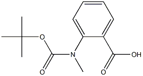 2-(TERT-BUTOXYCARBONYL-METHYL-AMINO)-BENZOIC ACID Struktur
