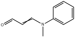 3-(N-苯基-N-甲基)氨基丙烯醛, 14189-82-3, 结构式