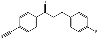 4'-CYANO-3-(4-FLUOROPHENYL)PROPIOPHENONE Structure