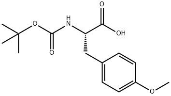 BOC-DL-TYR(ME)-OH Structure