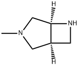 (S,S)-3-Methyl-3,6-diaza-bicyclo[3.2.0]heptane Struktur