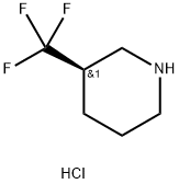 (R)-3-(Trifluoromethyl)piperidine hydrochloride Structure