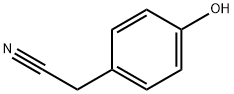 4-ヒドロキシベンジル シアニド 化学構造式
