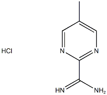 5-Methylpyrimidine-2-carboxamidine hydrochloride Structure