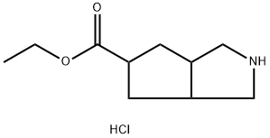 Ethyl hexahydrocyclopenta[c]pyrrole-5-carboxylate hydrochloride|Ethyl hexahydrocyclopenta[c]pyrrole-5-carboxylate hydrochloride