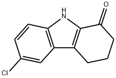 6-CHLORO-2,3,4,9-TETRAHYDRO-1H-CARBAZOL-1-ONE Structure