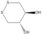 TRANS-4,5-DIHYDROXY-1,2-DITHIANE Struktur