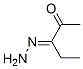 2,3-Pentanedione, 3-hydrazone (9CI) Struktur