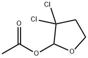 2-ACETOXY-3,3-DICHLOROTETRAHYDROFURAN Struktur