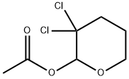 2-乙酰氧基-3,3-二氯代四氢化吡喃, 141942-54-3, 结构式