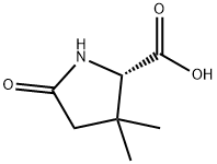 3,3-二甲基-5-氧吡咯烷-2-甲酸,141978-97-4,结构式