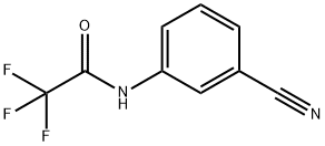 N-(3-氰基苯基)-2,2,2-三氟乙酰胺, 141990-92-3, 结构式
