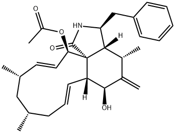 18-dehydroxycytochalasin H Structure
