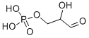 1-オキソプロパン-2,3-ジオール3-ホスファート 化学構造式