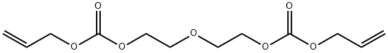 Diallyl 2,2'-oxydiethyl dicarbonate Struktur