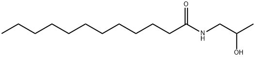 N-(2-ヒドロキシプロピル)ドデカンアミド 化学構造式