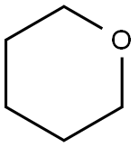 四氢吡喃,142-68-7,结构式