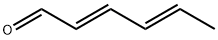 (E,E)-2,4-Hexadienal Structure