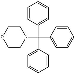 N-三苯甲基吗啉, 1420-06-0, 结构式