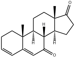雄甾-3,5二烯- 7 ,17 -二酮 结构式