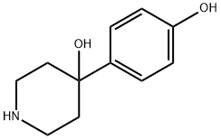 4-(4-HYDROXYPHENYL)-4-PIPERIDINOL Struktur