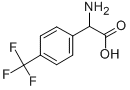 4-(三氟甲基)-DL-苯甘氨酸, 142012-65-5, 结构式