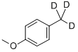 4-METHOXYTOLUENE-ALPHA,ALPHA,ALPHA-D3 Structure