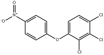 2,3,4-Trichlorophenyl-4-nitrophenyl ether Structure