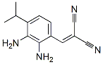 Malononitrile,  (2,3-diamino-4-isopropylbenzylidene)-  (8CI) Structure