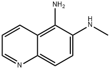 5-アミノ-6-(メチルアミノ)キノリン 化学構造式
