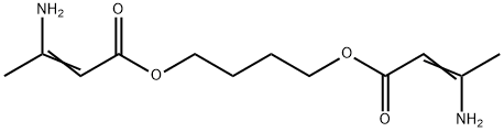 1,4-BUTANEDIOL BIS(BETA-AMINOCROTONATE) Structure