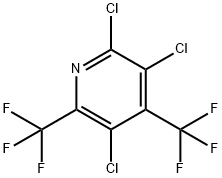 2,3,5-Trichloro-4,6-bistrifluoromethyl pyridine Struktur