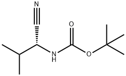 N-叔丁氧羰基-D-缬氨腈,142055-86-5,结构式