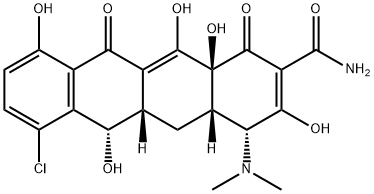 4-epi-DeMeclocycline Struktur