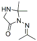 4-Imidazolidinone, 2,2-dimethyl-3-[(1-methylethylidene)amino]- Struktur