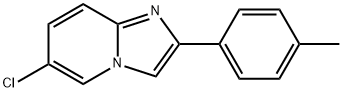6-氯-2-(对甲苯基)咪唑并[1,2-A]吡啶, 142073-93-6, 结构式