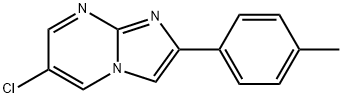 6-氯-2-甲苯咪唑并[1,2-A]嘧啶,142074-20-2,结构式