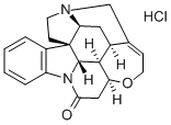 ストリキニーネ塩酸塩水和物 化学構造式