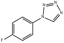 1H-TETRAZOLE, 1-(4-FLUOROPHENYL)- 化学構造式