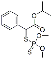 Phosphorodithioic acid O,O-dimethyl S-(2-isopropoxy-2-oxo-1-phenylethyl) ester Struktur