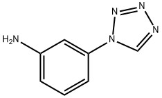3-(1,2,3,4-四唑-1-基)苯胺 结构式