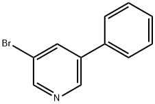 3-ブロモ-5-フェニルピリジン 化学構造式