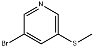 3-BROMO-5-(METHYLTHIO)PYRIDINE Struktur