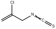 2-クロロ-2-プロペニルイソチオシアナート 化学構造式