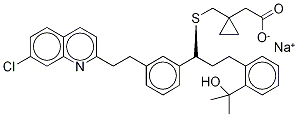 Dihydro Montelukast Sodium Salt Structure